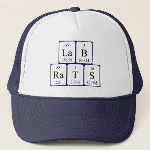 Lab Rats nom de table périodique casquette W