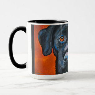 Lab Schwarz Zweifarben-Tasse, 0,45 l Tasse