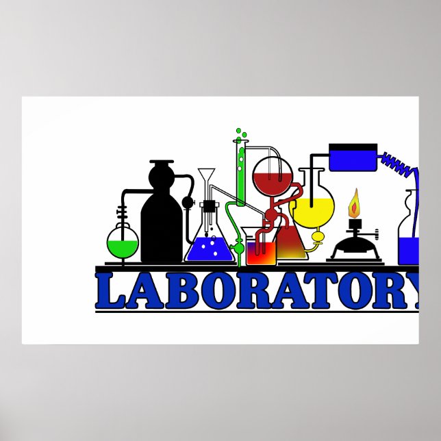 LAB WARE  LABORATORY GLASSWARE POSTER (Vorne)