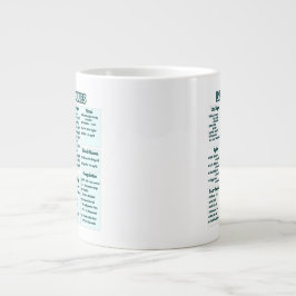 Lab-Werte für Pflegekräfte - Medizinisches Labor-R Jumbo-Tasse