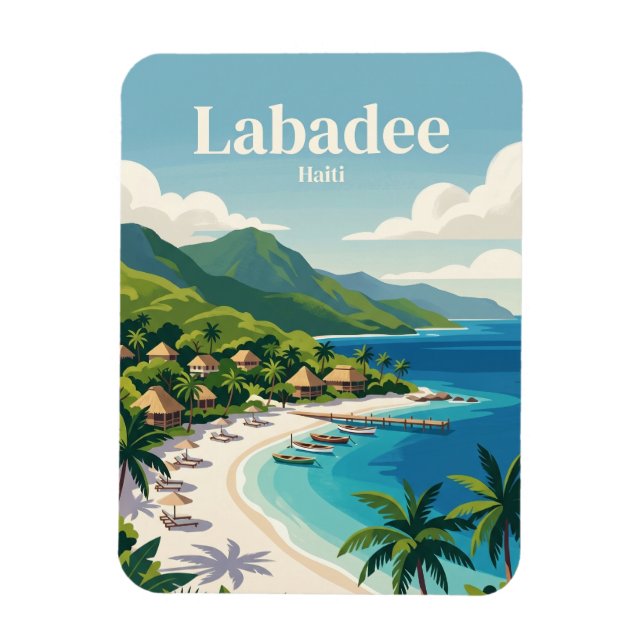 Labadee Haiti Magnet (Vertikal)