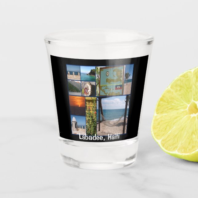 Labadee Haiti Shot glass Schnapsglas (Vorderseite)