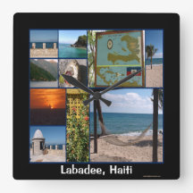 Labadee, haitianische Wanduhr