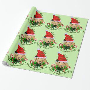 Labardor Retriever-WeihnachtsPackpapier Geschenkpapier