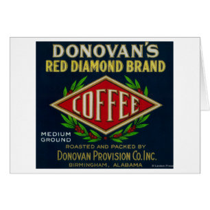 Label de café Donovan Birmingham, AL