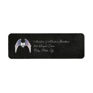 Label für Chrome und Imitate Leather Winged Heart 