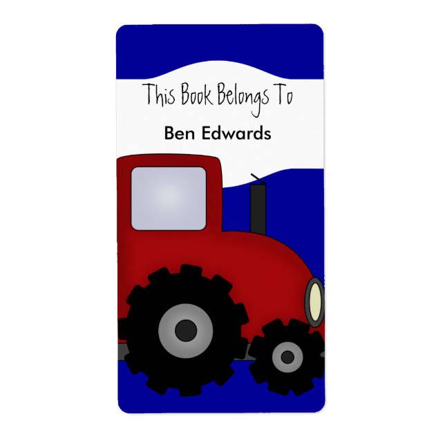 Label Kids Book Labels Stickers Große (Vorne)