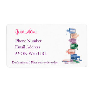 Label Mein AVON Hübsch!