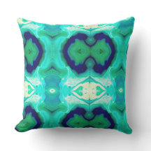 LaBella Turquoise et Blue 2 coussin d'accent extér