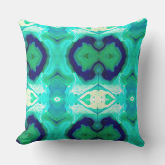 LaBella Turquoise et Blue 2 coussin d'accent extér
