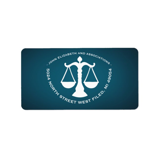 Labels für Assoziationsadressen Adressaufkleber (Vorne)