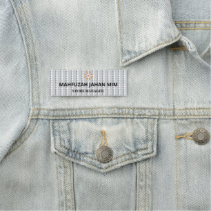 Labels für benutzerdefinierte Bekleidungsbezeichnu Namensschild