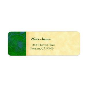 Labels für die Adresse von grünen Pine Custom Holi