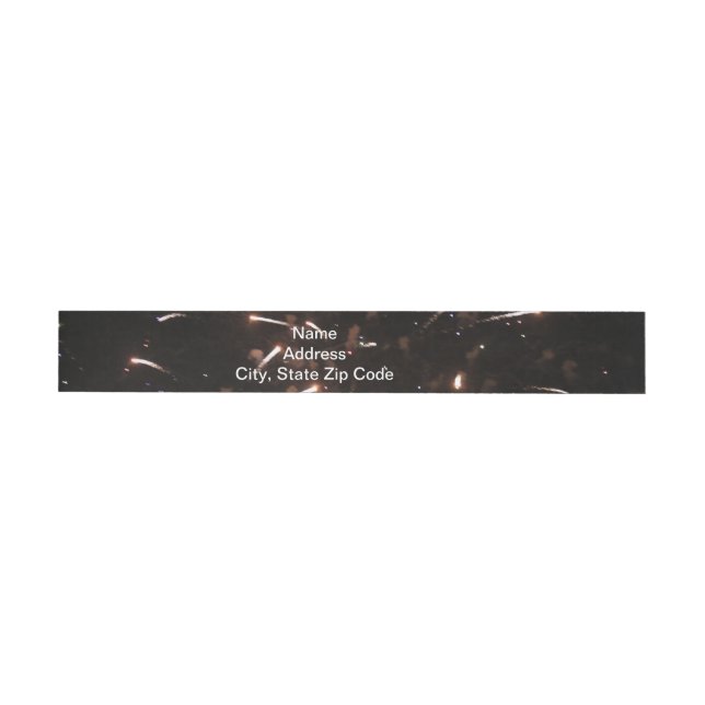 Labels für Fireworks-Adressen Rundum-Adressaufkleber (Person)