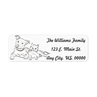 Labels für Haustiere