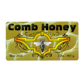 Labels für JAR-Produkte "Comb Honey"