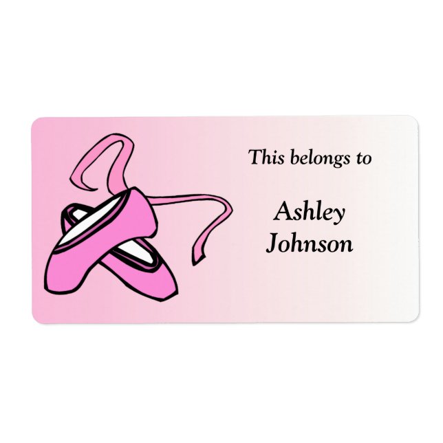 Labels für Schulbedarf (Vorne)