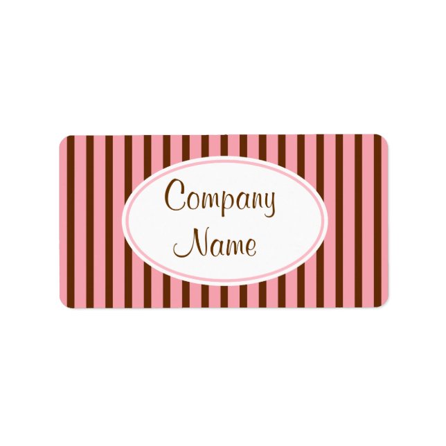 Labels für Unternehmen Adressaufkleber (Vorne)