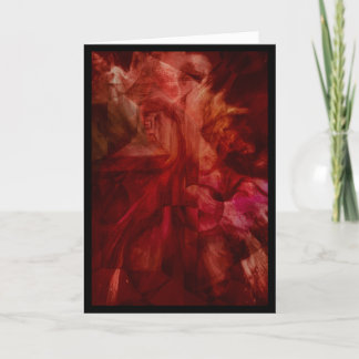 L'abîme de l'autre côté de la carte de voeux