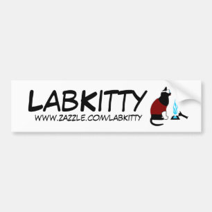 LabKitty Autoaufkleber