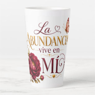 L'abondance vit en moi Mug spirituel espagnol