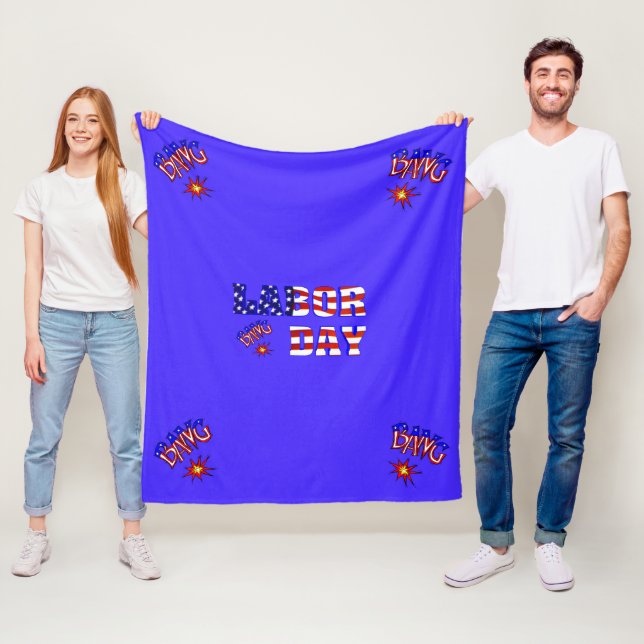 Labor Day Bang - Fleece-Decke Fleecedecke (Beispiel)