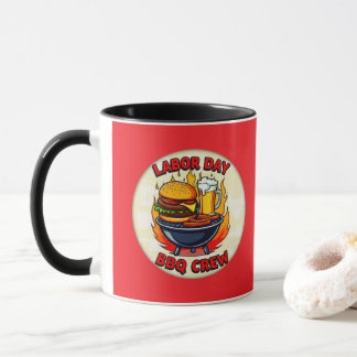 Labor Day BBQ Crew Grill Shirt – Holiday Barbecue Tasse