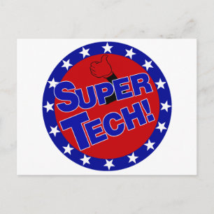 LABOR SUPER TECH! POSTKARTE