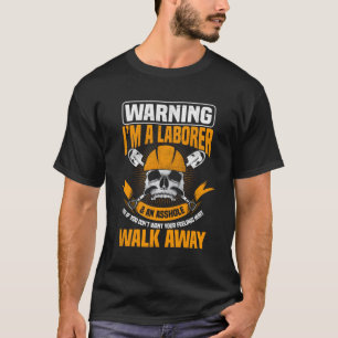 Laborant Skull Sed Gewerkschaft Arbeiter T-Shirt