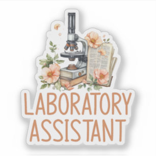 Laborassistent Aufkleber