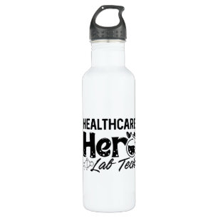 Laborassistent Healthcare Hero Labrador Tech Edelstahlflasche