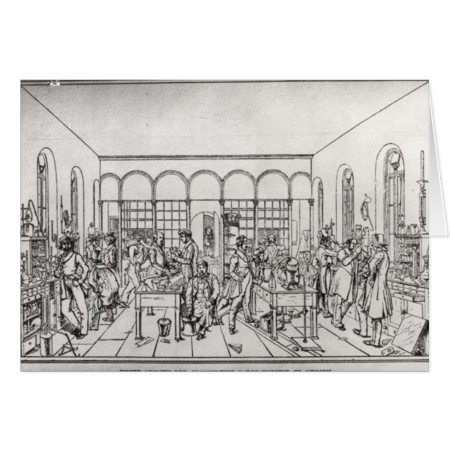 Laboratoire de chimie de baron Justus von Liebig (Devant horizontal)