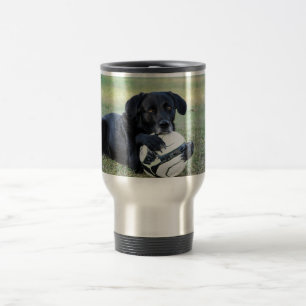 Laboratoire noir Tasse de voyage en acier inoxydab
