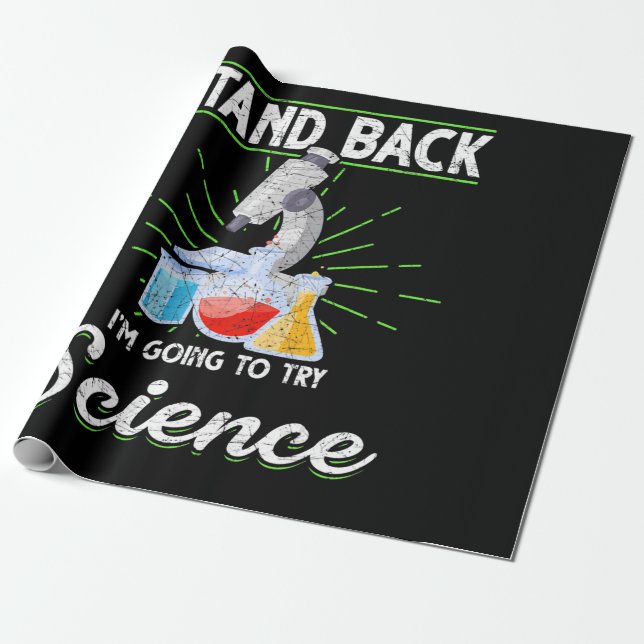 Laboratorium für Chemie, Physik, Biologie Geschenkpapier (Ungerollt)