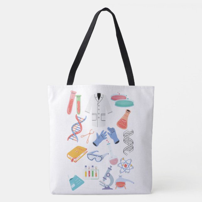 Laborbiotechnologie Große Tote Bag Tasche (Vorderseite)