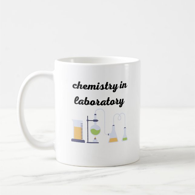 Laborchemie Kaffeetasse (Links)