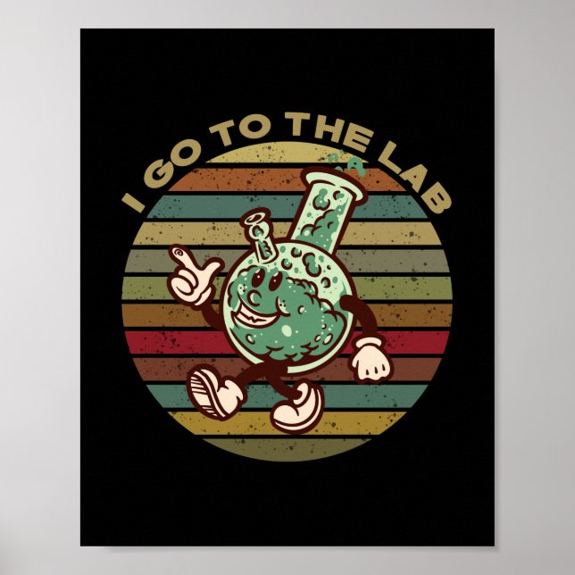 Laborchemie Spaß T - Shirt Keychai Poster (Vorne)