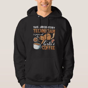 Labortechniker Cats Coffee Science Labrador Tech Hoodie