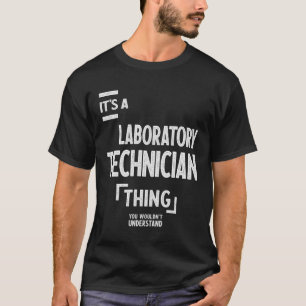 Labortechniker geben Funny Job Titel T-Shirt
