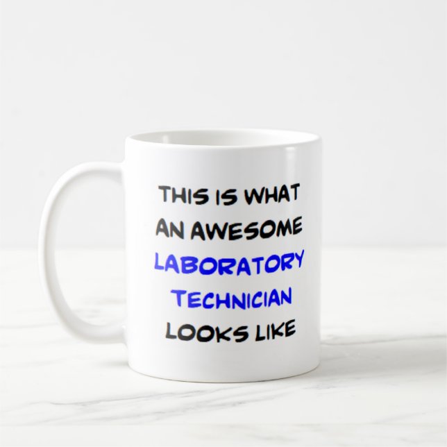 Labortechniker, phantastisch kaffeetasse (Links)