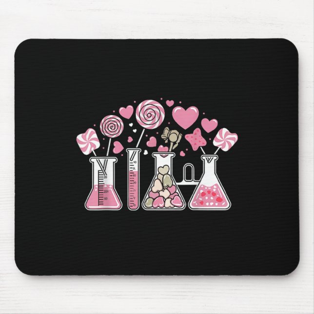 Laborwerte für Beaker-Teströhrchen Mousepad (Vorne)