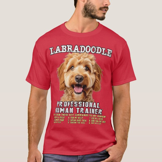 Labradle Professional Hurainer Labra Doodle unique T-Shirt (Vorderseite)