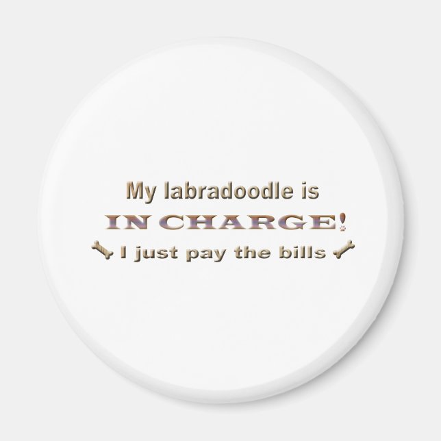 labradoodell magnet (Vorne)
