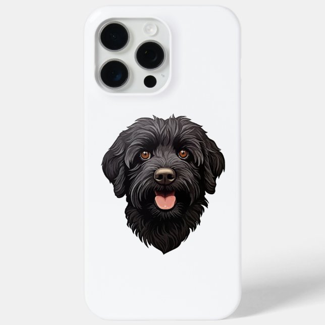 Labradoodle Black Dog Case-Mate iPhone Hülle (Rückseite)