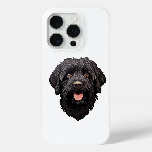 Labradoodle Black Dog Case-Mate iPhone Hülle (Rückseite)