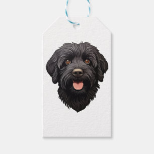 Labradoodle Black Dog Geschenkanhänger