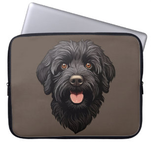 Labradoodle Black Dog Laptopschutzhülle