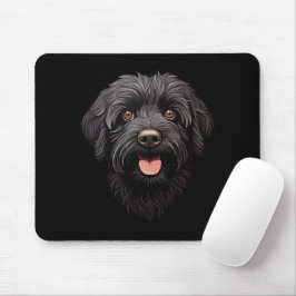 Labradoodle Black Dog Mousepad