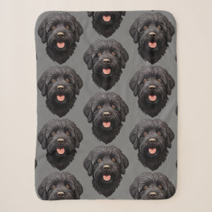 Labradoodle Black Dog Sherpadecke