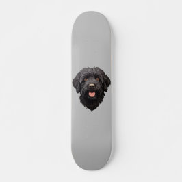 Labradoodle Black Dog Skateboard
